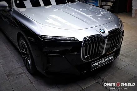 서초 고광택랩핑 BMW 7시리즈 차량에 투톤 랩핑으로 존재감 상승 / 서초, 강남, 양재
