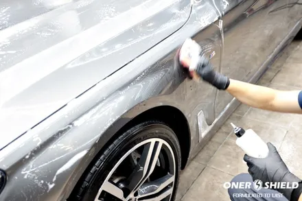 워터스팟과 외부 데미지에 강한  오너쉴드 9H+ / 글로스 코팅 BMW 740Li 광택 + 유리막코팅 | 오너쉴드 서초 / 서초, 강남, 양재
