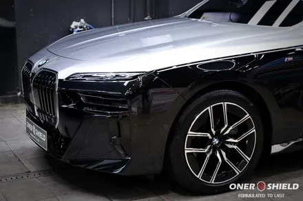 서초 고광택랩핑 BMW 7시리즈 차량에 투톤 랩핑으로 존재감 상승 / 서초, 강남, 양재