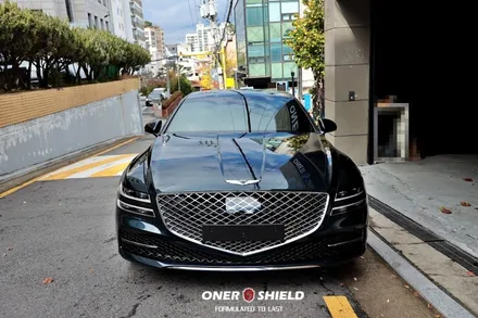 과천 신차패키지 제네시스 G80 태즈먼 블루 좋은 썬팅 종류와 시공점 찾는 방법 / 서초, 강남, 양재