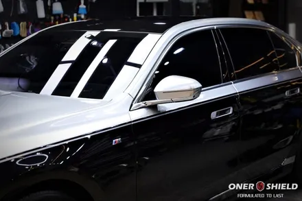 서초 고광택랩핑 BMW 7시리즈 차량에 투톤 랩핑으로 존재감 상승 / 서초, 강남, 양재
