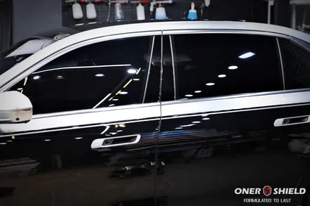 서초 고광택랩핑 BMW 7시리즈 차량에 투톤 랩핑으로 존재감 상승 / 서초, 강남, 양재