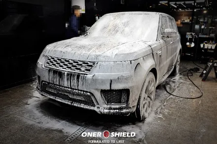 서초광택으로 새롭게 변신한 검은색 레인지로버 스포츠 광택 유리막코팅 / 서초, 강남, 양재