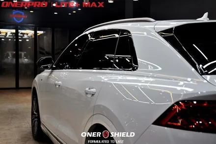 AUDI (아우디) Q8 흰색차 서초 PPF, 유리막코팅, 가죽코팅 시공 잘하는 곳 선택하는 Tip / 서초, 강남, 양재