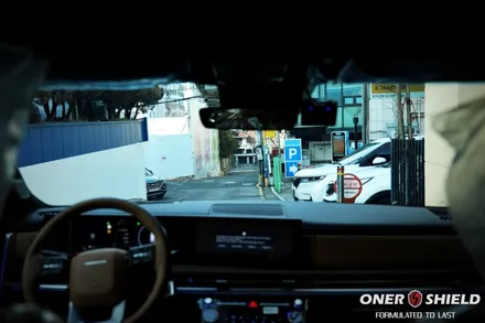 싼타페 하이브리드 5인승 캘리그라피 크리미 화이트 오너프로 방배동 썬팅 신차패키지 / 서초, 강남, 양재