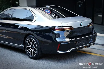 서초 고광택랩핑 BMW 7시리즈 차량에 투톤 랩핑으로 존재감 상승 / 서초, 강남, 양재