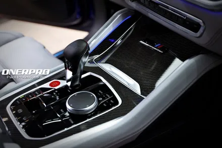 개포동 실내PPF BMW X6M 카본 역시 오너프로 실내 전용 PPF로 보호합니다. / 서초, 강남, 양재