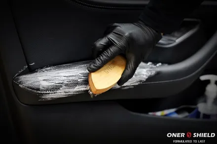 서초가죽코팅 전문점 기온쿼츠 인증점 오너쉴드에서벤츠 E350 가죽코팅 시공 받았습니다. / 서초, 강남, 양재