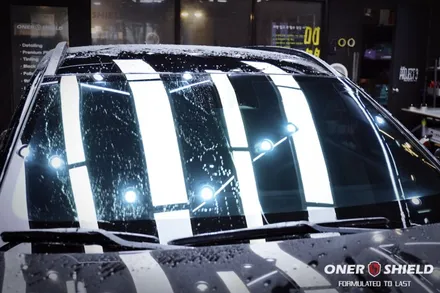 자동차 운전 시야 확보를 위한 필수템 유리 유막제거와 유리발수코팅 / 서초, 강남, 양재