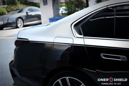서초 고광택랩핑 BMW 7시리즈 차량에 투톤 랩핑으로 존재감 상승 / 서초, 강남, 양재