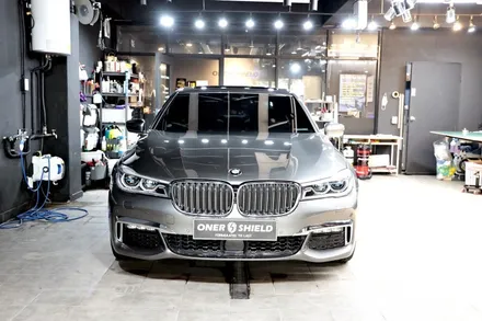 워터스팟과 외부 데미지에 강한  오너쉴드 9H+ / 글로스 코팅 BMW 740Li 광택 + 유리막코팅 | 오너쉴드 서초 / 서초, 강남, 양재