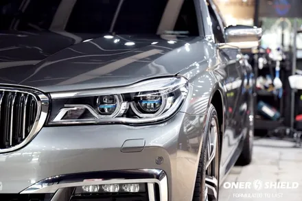 워터스팟과 외부 데미지에 강한  오너쉴드 9H+ / 글로스 코팅 BMW 740Li 광택 + 유리막코팅 | 오너쉴드 서초 / 서초, 강남, 양재