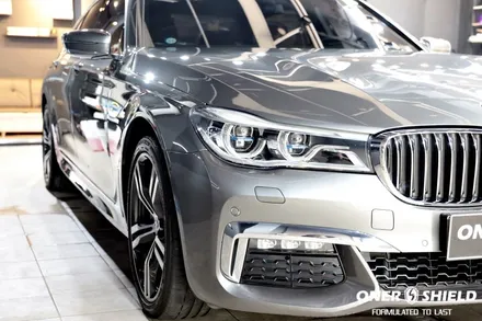 워터스팟과 외부 데미지에 강한  오너쉴드 9H+ / 글로스 코팅 BMW 740Li 광택 + 유리막코팅 | 오너쉴드 서초 / 서초, 강남, 양재