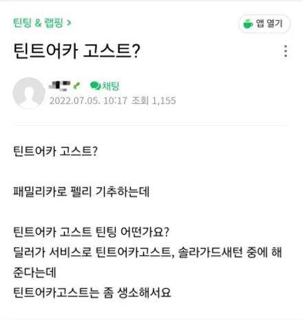 카니발 스노우 화이트 펄 페이스리프트 반반사 필름 틴트어카 고스트 썬팅 농도 알아볼까요? / 서초, 강남, 양재