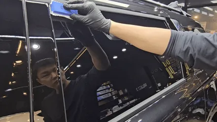 자동차 운전 시야 확보를 위한 필수템 유리 유막제거와 유리발수코팅 / 서초, 강남, 양재