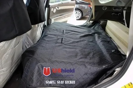 제네시스 GV80 흰색무광의 탁월한선택 유쉴드 스카이60D 비금속필름 썬팅시공