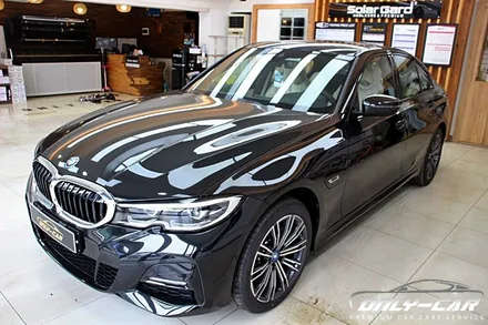 대전 유성 썬팅 BMW 320e 플러그인 하이브리드 유쉴드 바이올렛 틴팅 해드렸습니다