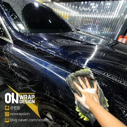 부천랩핑샵, BMW X6 전체랩핑, BMW 랩핑전문/사고차량 퍼티작업,에이버리 락그레이 재시공,완벽하게 변신하기!!! / 부천시 소사구 옥길동