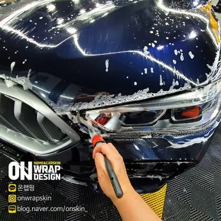 부천랩핑샵, BMW X6 전체랩핑, BMW 랩핑전문/사고차량 퍼티작업,에이버리 락그레이 재시공,완벽하게 변신하기!!! / 부천시 소사구 옥길동
