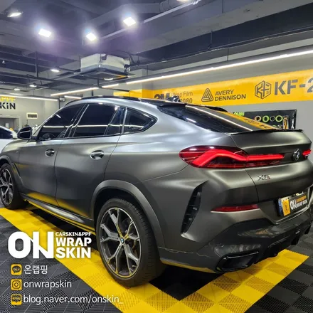 부천 옥길동 자동차 랩핑 전문샵,BMW X6 전체 랩핑 / 부천시 소사구 옥길동