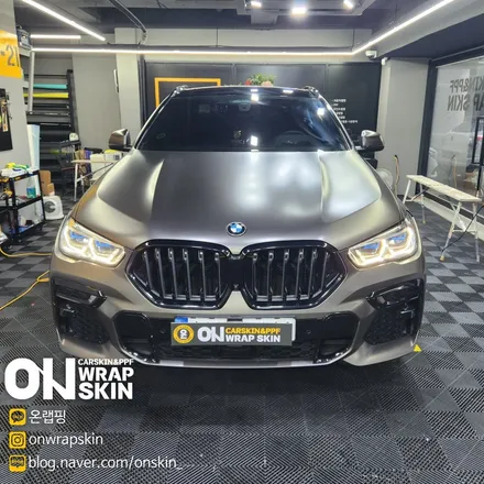 부천 옥길동 자동차 랩핑 전문샵,BMW X6 전체 랩핑 / 부천시 소사구 옥길동
