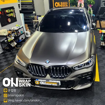 부천 옥길동 자동차 랩핑 전문샵,BMW X6 전체 랩핑 / 부천시 소사구 옥길동