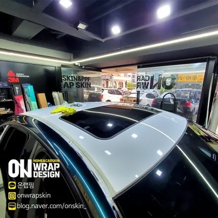 부천랩핑, BMW 4시리즈 전체랩핑, PET 브리티시 그린 카멜레온 색상으로 전체랩핑, 고광택 전체랩핑 시공기. / 부천시 소사구 옥길동