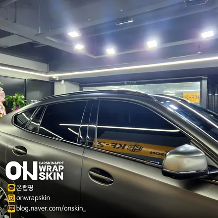 부천 옥길동 자동차 랩핑 전문샵,BMW X6 전체 랩핑 / 부천시 소사구 옥길동