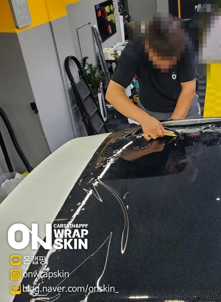 부천 옥길동 자동차랩핑,랩핑 전문샵,신차 포르쉐 카이엔 쿠페 하이브리드 전체랩핑 / 부천시 소사구 옥길동