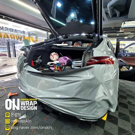 부천랩핑샵, BMW X6 전체랩핑, BMW 랩핑전문/사고차량 퍼티작업,에이버리 락그레이 재시공,완벽하게 변신하기!!! / 부천시 소사구 옥길동