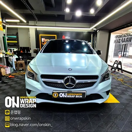부천랩핑샵, 벤츠 CLA220d 전체 랩핑, 부분 랩핑, 도장면 퍼티 작업부터 전체 랩핑까지 드레스업하기! / 부천시 소사구 옥길동