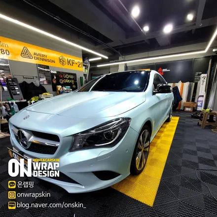 부천랩핑샵, 벤츠 CLA220d 전체 랩핑, 부분 랩핑, 도장면 퍼티 작업부터 전체 랩핑까지 드레스업하기! / 부천시 소사구 옥길동