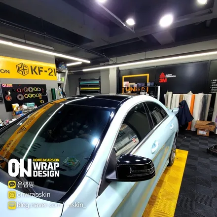 부천랩핑샵, 벤츠 CLA220d 전체 랩핑, 부분 랩핑, 도장면 퍼티 작업부터 전체 랩핑까지 드레스업하기! / 부천시 소사구 옥길동