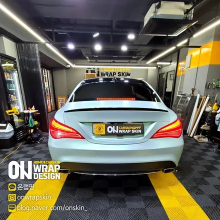 부천랩핑샵, 벤츠 CLA220d 전체 랩핑, 부분 랩핑, 도장면 퍼티 작업부터 전체 랩핑까지 드레스업하기! / 부천시 소사구 옥길동