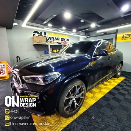 부천랩핑샵, BMW X6 전체랩핑, BMW 랩핑전문/사고차량 퍼티작업,에이버리 락그레이 재시공,완벽하게 변신하기!!! / 부천시 소사구 옥길동