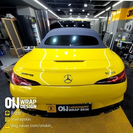 부천 옥길동 자동차 랩핑 전문숍 벤츠 SL63 AMG 전체랩핑&크롬딜리트 / 부천시 소사구 옥길동