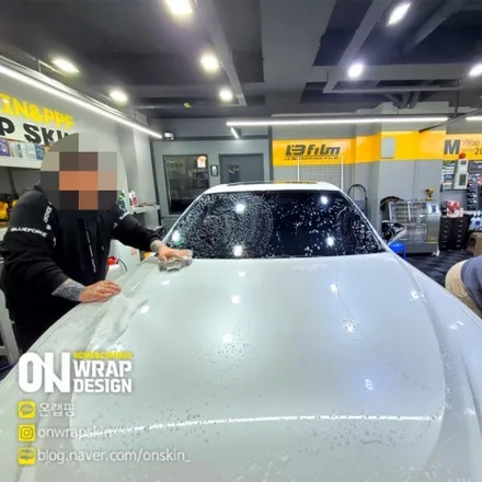 부천 랩핑, 부천 옥길동 렉서스 E300h 프론트패키지&윈드실드 전면 유리 보호필름으로 내 차량 보호하세요~ / 부천시 소사구 옥길동