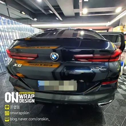부천랩핑샵, BMW X6 전체랩핑, BMW 랩핑전문/사고차량 퍼티작업,에이버리 락그레이 재시공,완벽하게 변신하기!!! / 부천시 소사구 옥길동