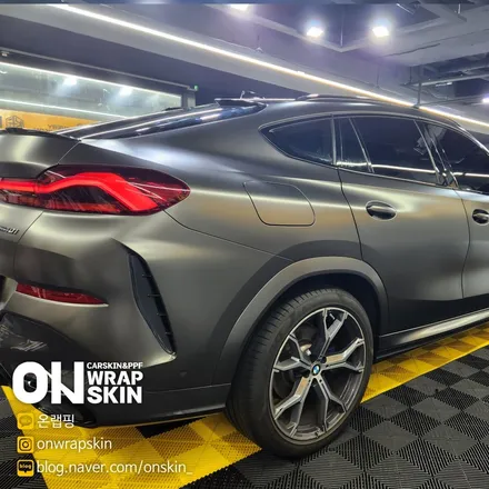 부천 옥길동 자동차 랩핑 전문샵,BMW X6 전체 랩핑 / 부천시 소사구 옥길동