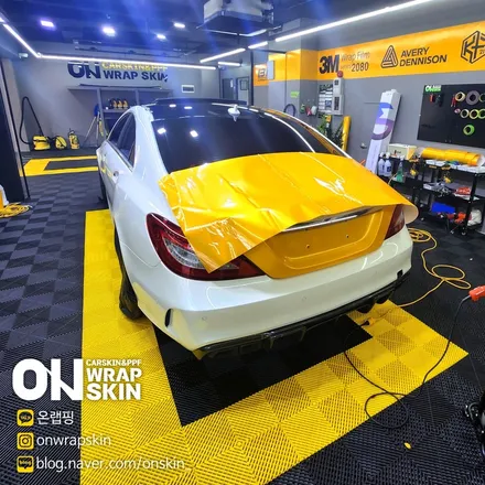 부천 옥길동 랩핑샵 부천랩핑,전체랩핑,경기도 랩핑  전문샵 벤츠 cls63 s amg / 부천시 소사구 옥길동