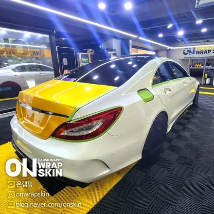 부천 옥길동 랩핑샵 부천랩핑,전체랩핑,경기도 랩핑  전문샵 벤츠 cls63 s amg / 부천시 소사구 옥길동