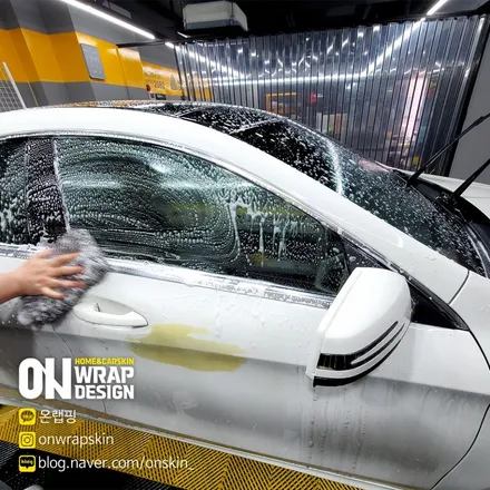 부천랩핑샵, 벤츠 CLA220d 전체 랩핑, 부분 랩핑, 도장면 퍼티 작업부터 전체 랩핑까지 드레스업하기! / 부천시 소사구 옥길동