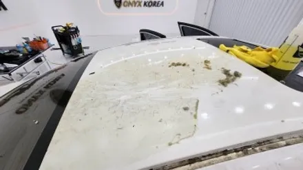 천안 루프스킨 제거  아산 랩핑 제거 K3 변색되고 갈라짐 현상 있어도 제거가 가능해요 / 충남 아산