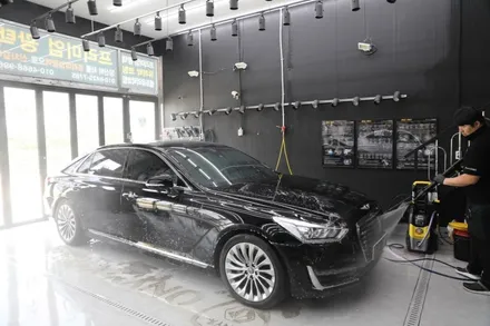 아산 유리막 코팅 광택 EQ900 새 차로 만들다. 돈값하네!!! / 충남 아산
