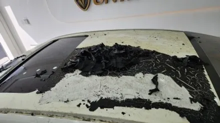천안 루프스킨 제거  아산 랩핑 제거 K3 변색되고 갈라짐 현상 있어도 제거가 가능해요 / 충남 아산