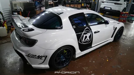 마쯔다 RX-8 프론트범퍼 PPF 시공 및 포인트랩핑 ~! / 안산,시흥,화성
