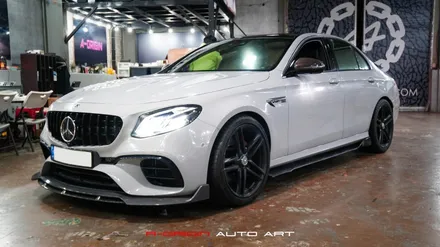 크레용 컬러의 대명사 벤츠 e63amg 레이즈 쿨그레이 / 안산,시흥,화성