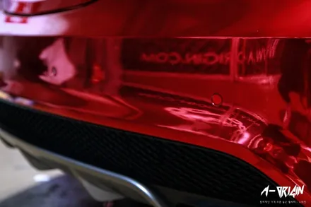 [광명랩핑 - 에이오리진] 벤츠 CLA45 AMG 레드크롬 전체랩핑 시공후기 / 안산,시흥,화성