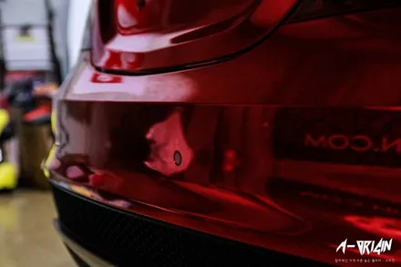 [광명랩핑 - 에이오리진] 벤츠 CLA45 AMG 레드크롬 전체랩핑 시공후기 / 안산,시흥,화성