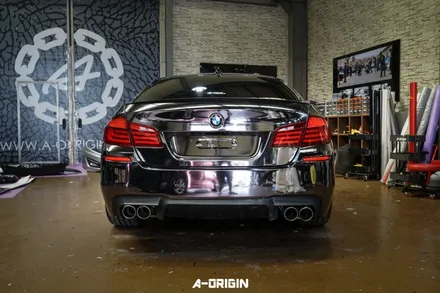 [에이오리진] bmw 5시리즈 블랙크롬 전체랩핑 !! / 안산,시흥,화성